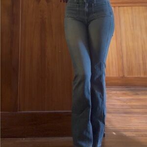 GAP Women's Flare Jeans in Deep Blue